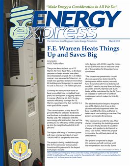 March 2013 Energy Express