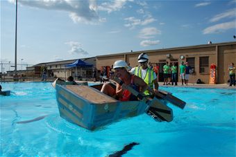 JBSA Lackland Cardboard Boat Regatta
