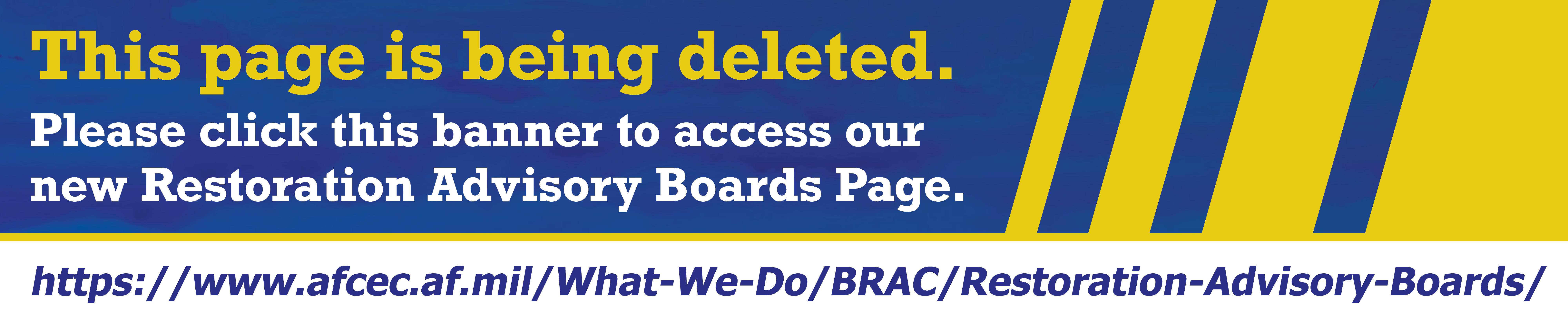 Restoration Advisory Boards Banner