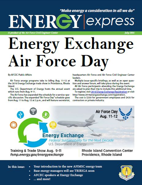 July 2016 Energy Express cover