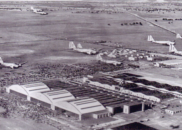 Aircraft flying over McClellan